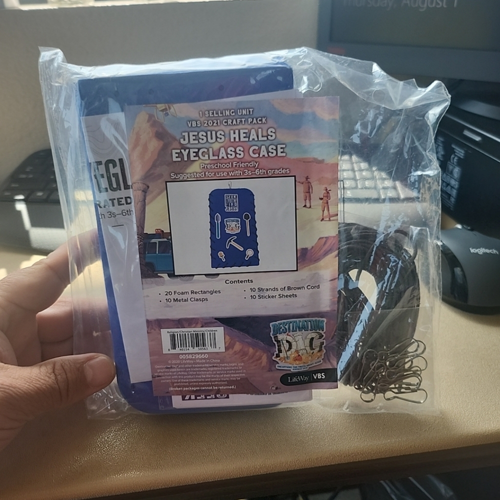 Vbs 2021 Craft Pack: Jesus Heals Eyeglass Case